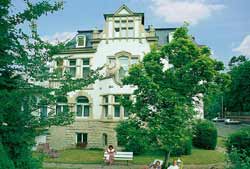 Entspannen im Garten im Sanatorium Rhönblick in Bad Kissingen